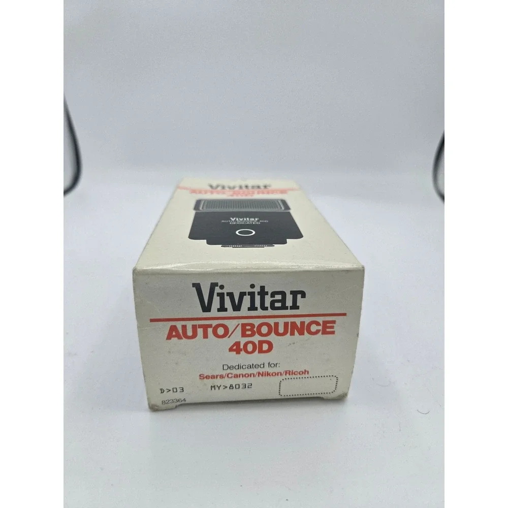 Classic‎ Vivitar Auto/Bounce 40D Dedicated Flash w/ Box
